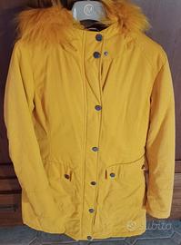 piumino donna giallo Benetton