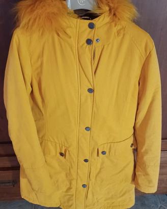 piumino donna giallo Benetton