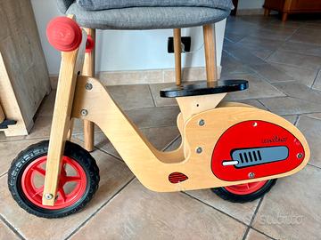 Bicicletta, balance bike in legno Legnoland