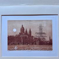 Stampa quadro Acquaforte Giorgio Ferrari Amsterdam