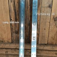 20 Guide scorrevoli per cassetti da mm 600