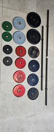 Set Pesi e Bilancieri - Totale 78 kg