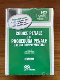 Codice Penale e di Procedura Penale 2021