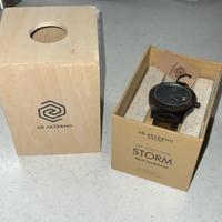 Orologio Ab aeterno in legno storm