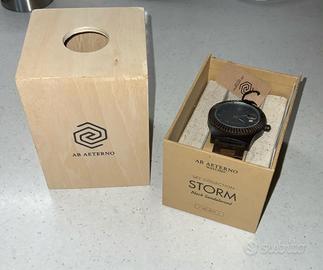 Orologio Ab aeterno in legno storm