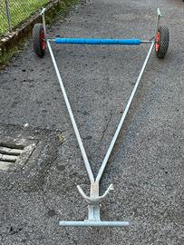 Carrello per laser-ilca in ferro zincato