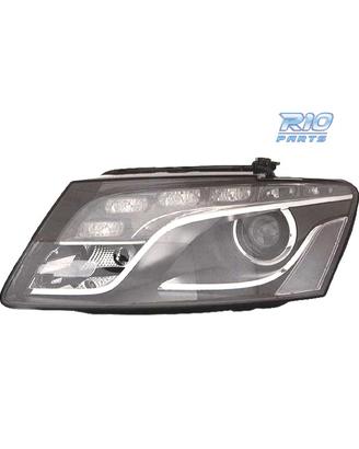 FANALE SINISTRO XENO AUDI Q5 08-12 LED FONDO NERO