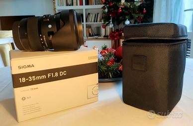 Obiettivo Sigma 18-35 mm F1.8 DC per CANON
