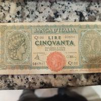 Banconota Cinquanta Lire