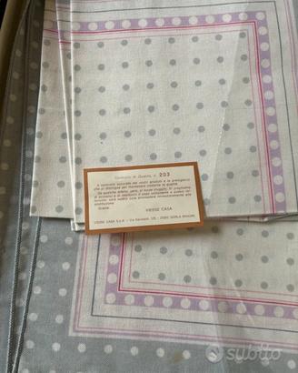 TOVAGLIA "VINTAGE" RETT. NUOVA 8 PERSONE.