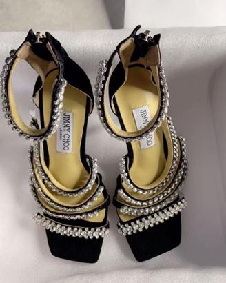 Sandali Jimmy Choo Bing con cristalli  eu38