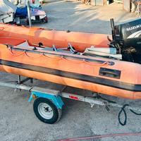 Joker Boat 430 + Suzuki 25cv 4t + Carrello Omolog