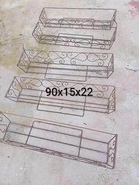 fioriere in ferro battuto 