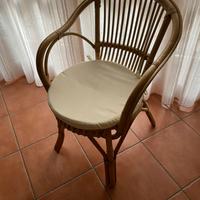 Poltroncina in vimini