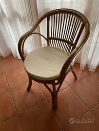 Poltroncina in vimini