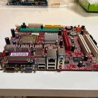 Scheda madre con processore Intel Celeron D  3,20