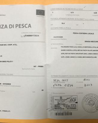 Licenza di pesca