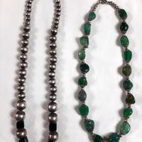 COLLANA NAVAJO E COLLANA AGATA VERDE