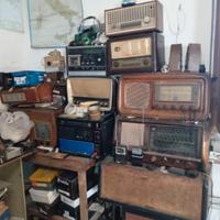 Radio d'epoca non funzionanti per arredamento
