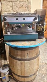 Macchina caffe professionale a due gruppi vintage