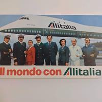 Gioco da tavolo “Il mondo con Alitalia” 1977 nuovo