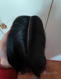 Parrucca nera cosplay 