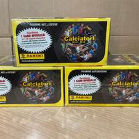 X3 BOX SIGILLATI CALCIATORI PANINI 2014 2015