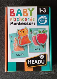 Baby Flashcards Montessori HEADU