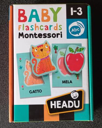 Baby Flashcards Montessori HEADU