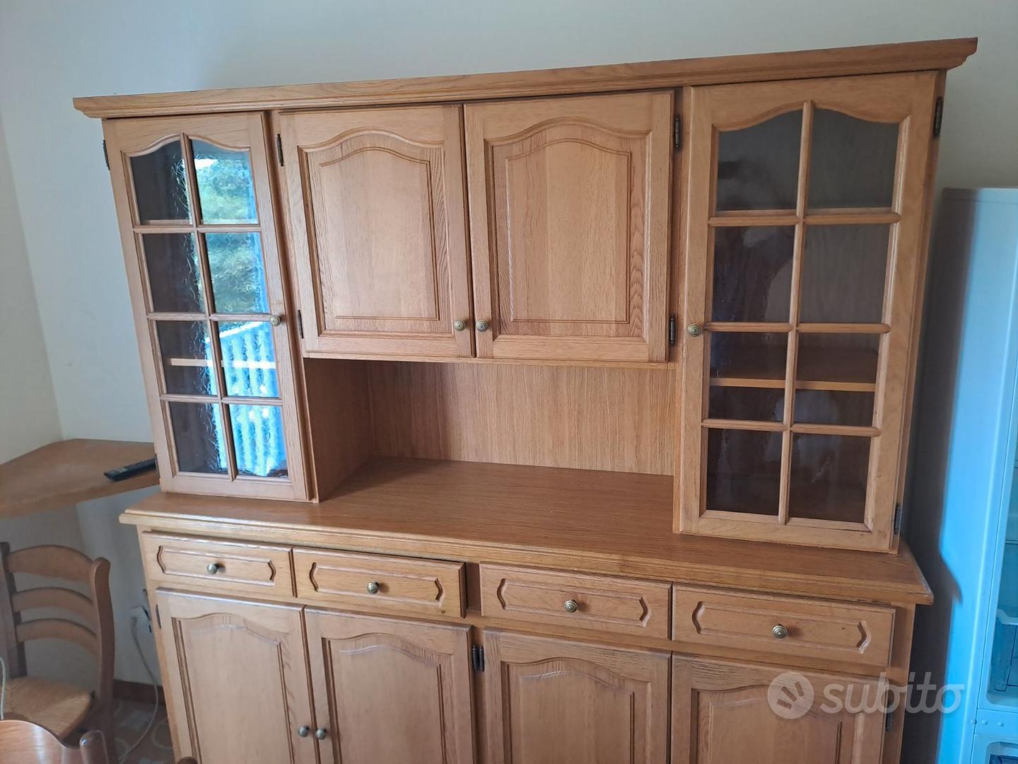 CREDENZA/VETRINA SOGGIORNO IN LEGNO Arredamento e Casalinghi In