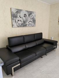 DIVANO GRANDE VERA PELLE