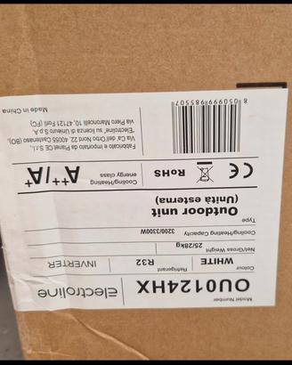 Climatizzatore electroline 12000 btu