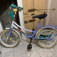 Dino Bike vintage 16″ lilla-bianca