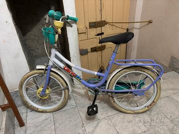 Dino Bike vintage 16″ lilla-bianca