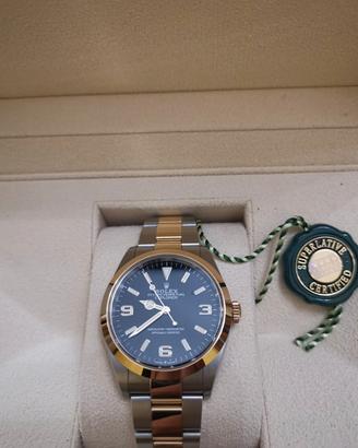 Rolex Explorer I acciaio e oro giallo