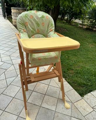 Seggiolone Foppapedretti in legno richiudibile
