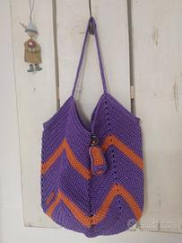 Borsa mare Uncinetto 