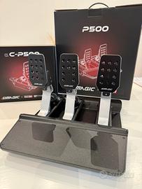 Pedaliera Simagic P500 + pedale frizione