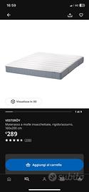 Materasso a molle insacchettate e doghe IKEA NUOVI