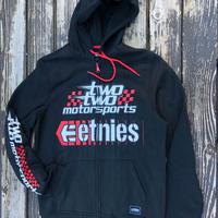 Felpa cappuccio e zip Etnies Tg. S Nera Motorsport