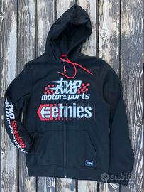 Felpa cappuccio e zip Etnies Tg. S Nera Motorsport