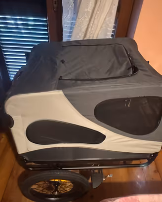 Pet bike trailer