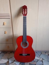 Chitarra classica 4/4 MAXINE STV39 RED