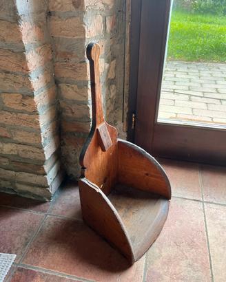 Antica paletta in legno