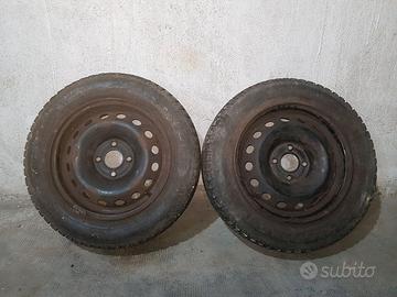 2 cerchi con gomme invernali  175/65/R14