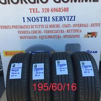 Gomme usate estive 195/60/16