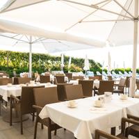 Ombrellone bianco quadrato 6 m x 6 m