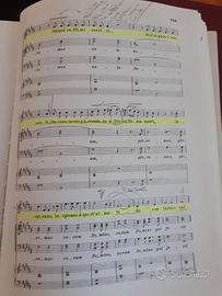 Spartiti canto e piano opere liriche