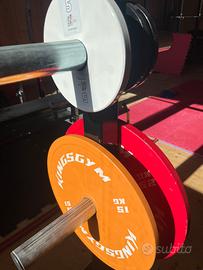 Dischi acciaio calibrati powerlifting