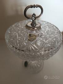 porta caramelle cristallo vintage 